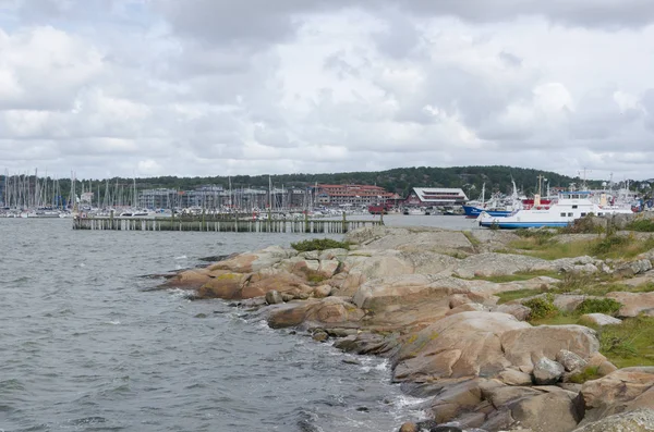 Fiskeback Marina een grote haven in Göteborg — Stockfoto