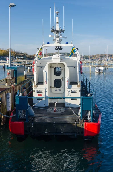 The boat from sweden sea rescue — Stock Photo, Image