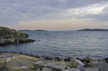 İsveçli westcoast bir güzel sonbahar günü