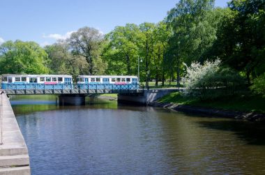bir tipik tramvay Gothenburg