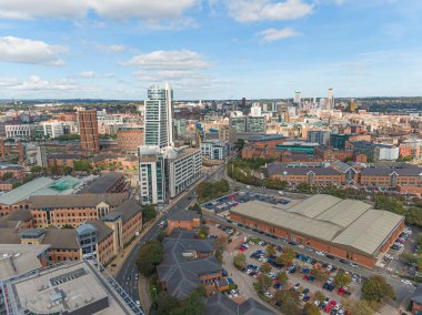 Hava Aracı Leeds Şehir Merkezi, Batı Yorkshire, İngiltere