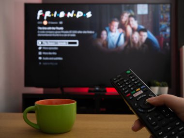 UK, Mart 2020: Netflix 'te TV Television Friends sitcom dizisi