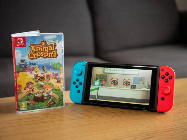 Egyesült Királyság 2020 Március Nintendo Switch Animal Crossing New Horizons — Stock Fotó