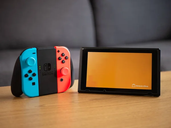 März 2020 Nintendo Switch Eshop Home Für Herunterladbare Spiele Und — Stockfoto