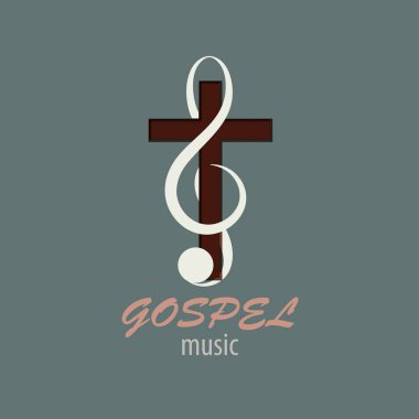 Logo Gospel Music clipart