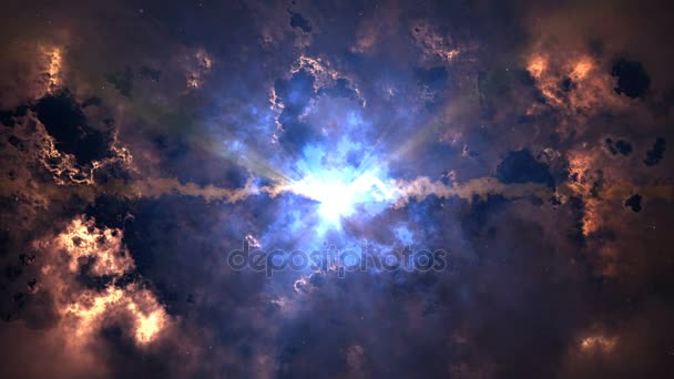 在云层中发光 — 图库视频影像