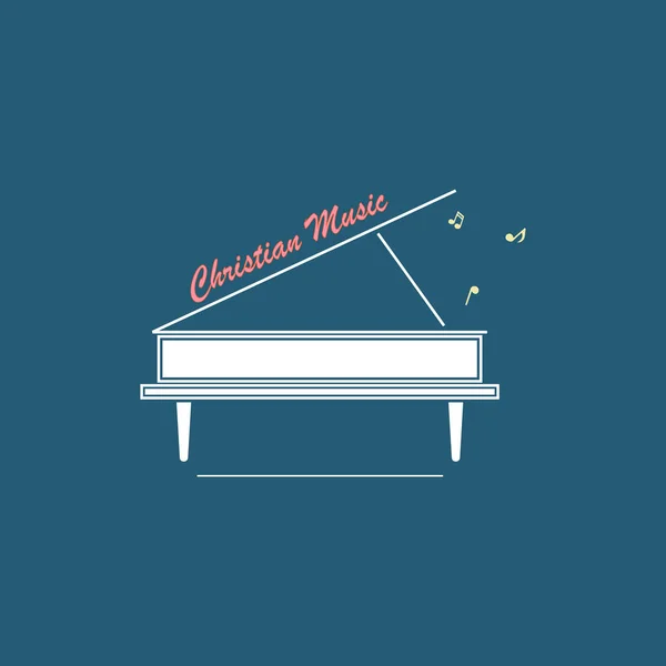 Logo Christian Music — Wektor stockowy