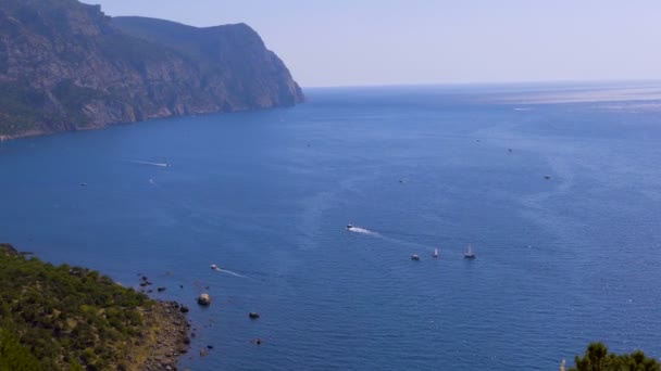 Kıyı güzellik manzara — Stok video