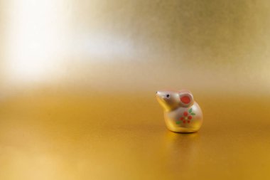 Fare yılı yeni yıl kartı materyali (Yeni yıl kartı materyali ve yeni yıl malzemesi))