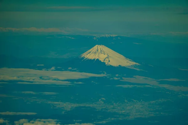 Fuji Üres Kép Alkonyata — Stock Fotó