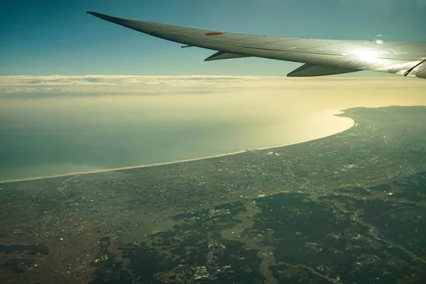 Japan Archipelago Aerial View — стокове фото