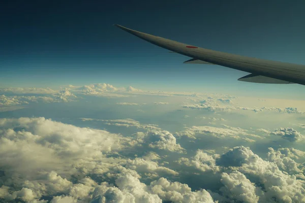 Image Sea Clouds Seen Airplane — Stock Photo, Image