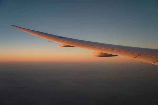 Image Sea Clouds Seen Airplane — 스톡 사진