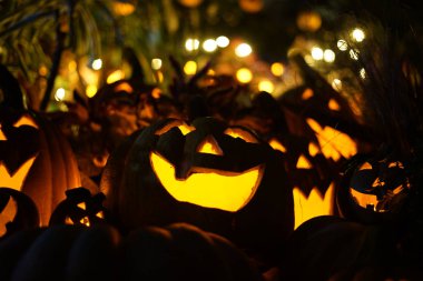 Cadılar Bayramı kriko fenerinin görüntüsü