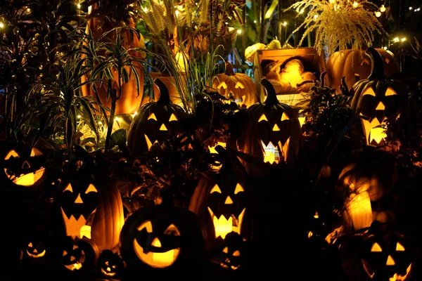 Afbeelding Van Halloween Jack Lantaarn — Stockfoto