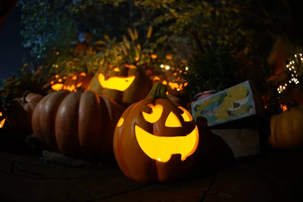 Afbeelding Van Halloween Jack Lantaarn — Stockfoto