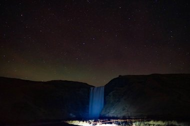 İzlanda Skogafoss Şelalesi