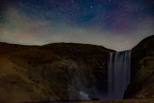 Waterfall Skogafoss Iceland — 스톡 사진