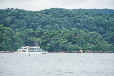 Matsushima manzarası (Japonya 'nın en manzaralı üç yeri, Miyagi Bölgesi)