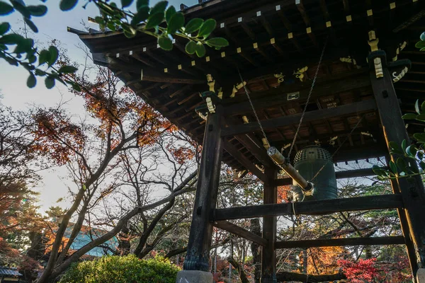 Templo Sino Outono Cores Imagem — Fotografia de Stock