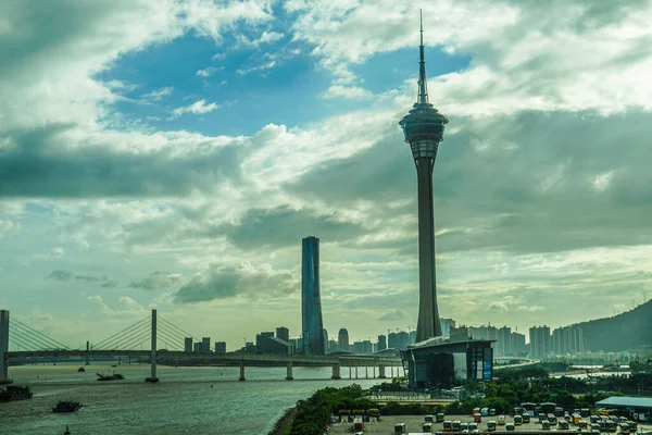 Macau Speciale Administratieve Regio Van Stad Toren Van Macau — Stockfoto
