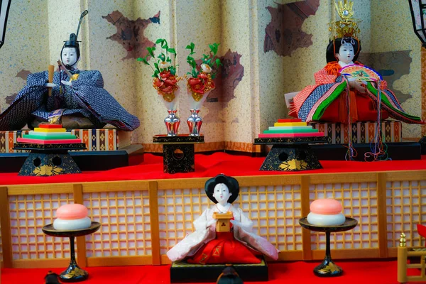 Doll Φεστιβάλ Των Βαθμίδων Ιαπωνική Κουλτούρα — Φωτογραφία Αρχείου