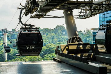 Singapur Sentosa Adası teleferiği