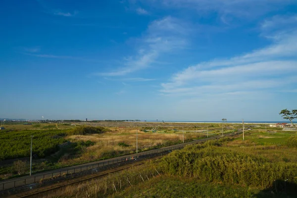 Arahama Kust Zichtbaar Vanaf Sendai Arahama Basisschool — Stockfoto