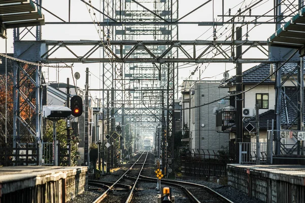 Seibu Tamagawa Kulenin Hattın Tama Stasyonu — Stok fotoğraf