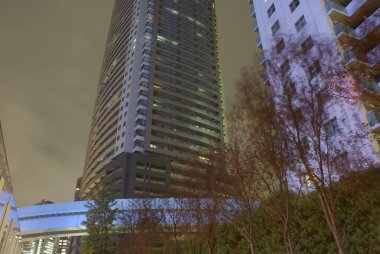 Tokyo Shiodome gece görüşü