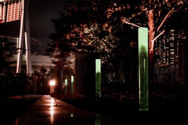 Tokyo Shiodome gece görüşü