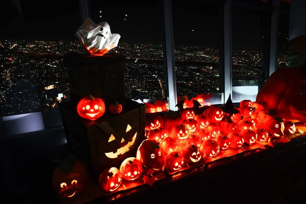 Afbeelding Van Halloween Jack Lantaarn — Stockfoto