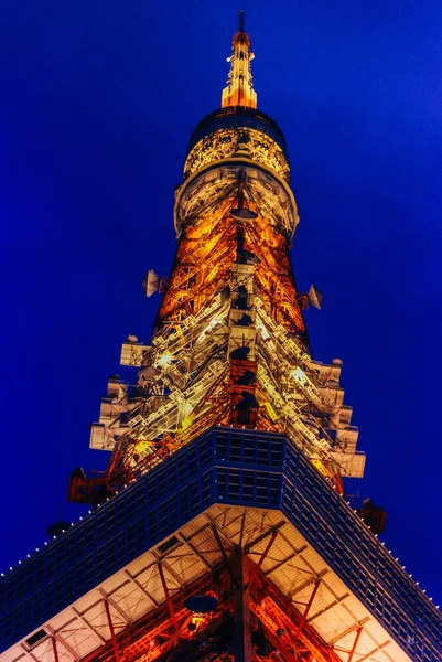 Nachtansicht Des Tokyo Tower — Stockfoto