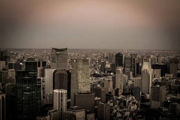 Tokió Látképe Roppongi Hegyekből — Stock Fotó