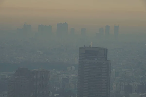 Небо Над Токио Видно Холмов Ронги — стоковое фото