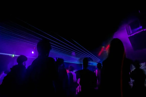Van Het Feest Live Het Nachtclubbeeld — Stockfoto