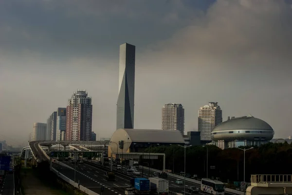 Tokio Odaiba Tokio Metropolita Expressway Wangan — Zdjęcie stockowe