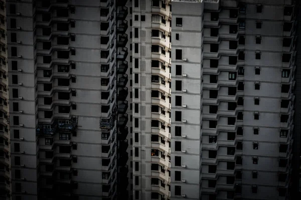 Victoria Tepesi Nden Görünen Hong Kong Gökdelenleri — Stok fotoğraf