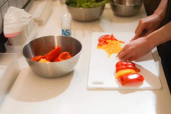 Platos Hechos Con Pimentón Escena — Foto de Stock