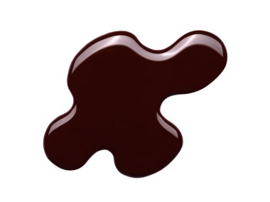 Beyaz üzerine izole edilmiş bir sürü çikolata oje.