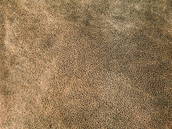 Vecchio Marrone Scuro Bestiame Pelle Texture Sfondo Macro Foto — Foto Stock