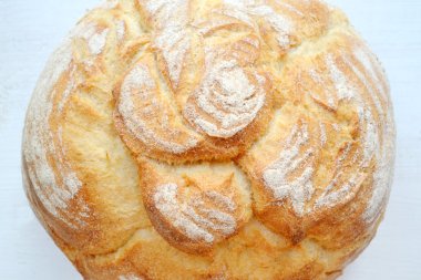 Ev yapımı ekmek taze somun