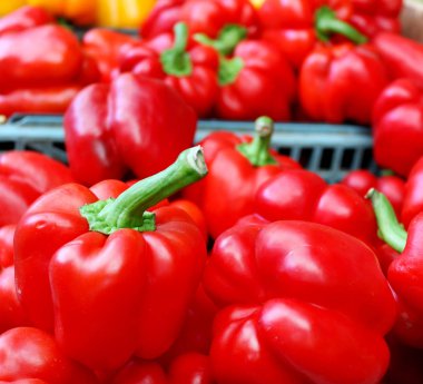 Semt pazarı, tatlı kırmızı biber