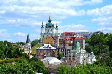 Kiev andriyivskyy kökenli üst Andrew's church saint