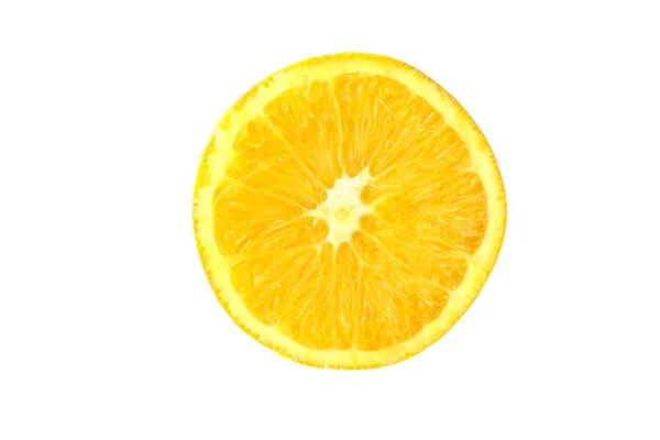 Здоровий і смачний ізольований апельсин на білому тлі — стокове фото