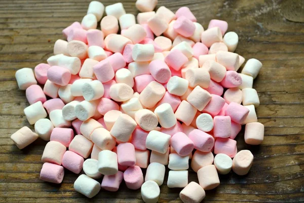 Veel kleine marshmallows — Stockfoto