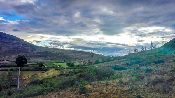 Pastizales Laguna Camino Celendin Peru — Stockfoto