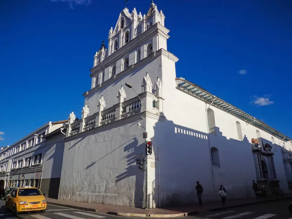 Cuenca Ekvador Kavram Manastırı Müzesi Nin Köşelerinden Birine Bakın — Stok fotoğraf