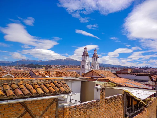 Cuenca Εκουαδόρ Άποψη Των Στεγών Της Πόλης — Φωτογραφία Αρχείου