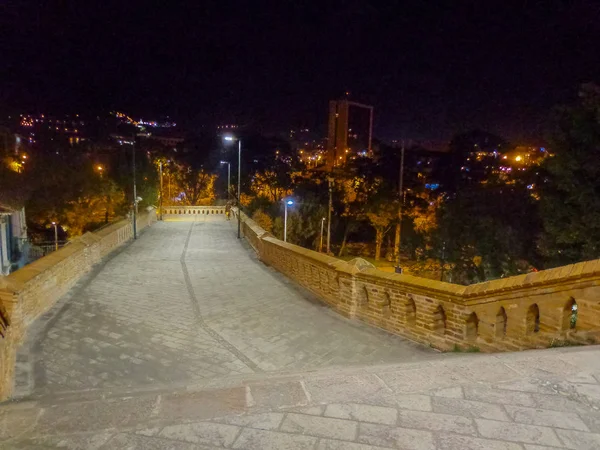 Veduta Del Ponte Rotto Nella Città Cuenca — Foto Stock